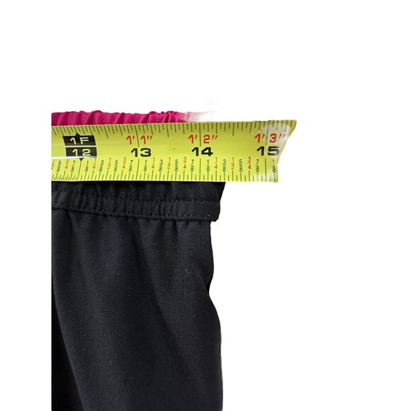 🌸3/$15🌸Small SJB Black with Pink Stripe Athletic Pants Capri Length - Picture 4 of 8